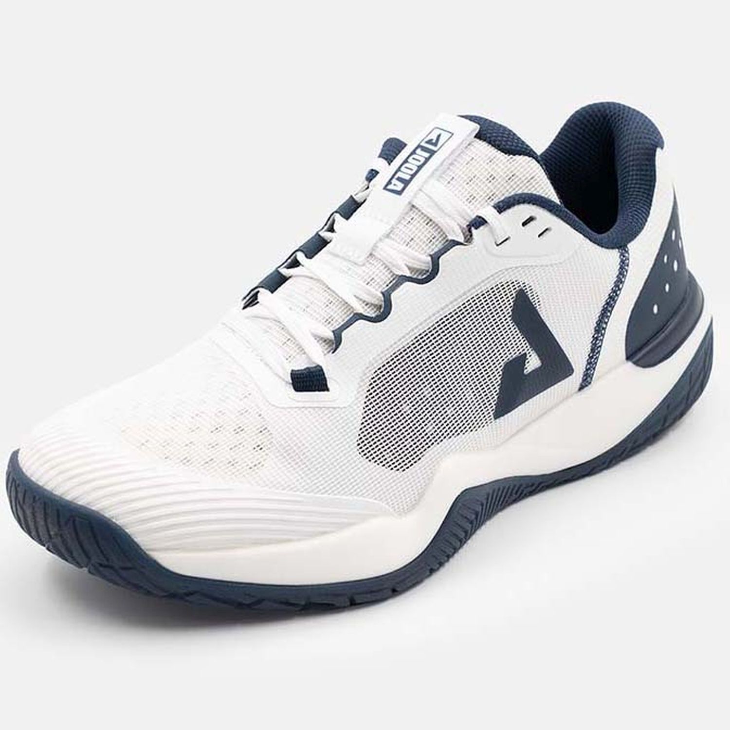 Zapatillas de pickleball de hombre R4LLY Joola - Blanco / Azul Blanco / Azul-8