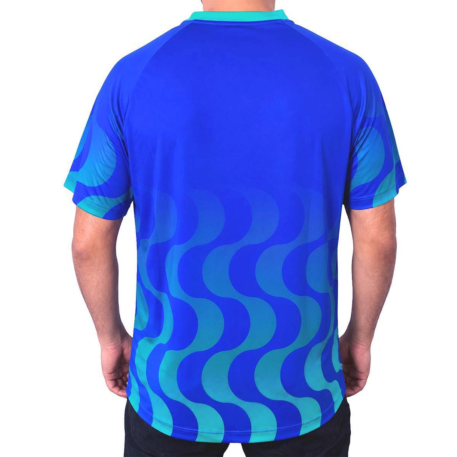 Imagen 2 de Camiseta de tenis de mesa de hombre HUGO CALDERANO COPACABANA Joola - Azul Azul