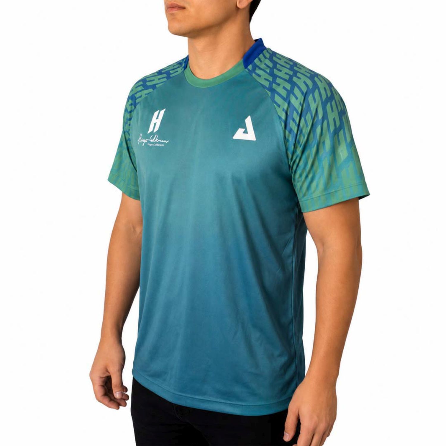 Imagen 3 de Camiseta de tenis de mesa de hombre HUGO CALDERANO MONOGRAM Joola - Azul Azul
