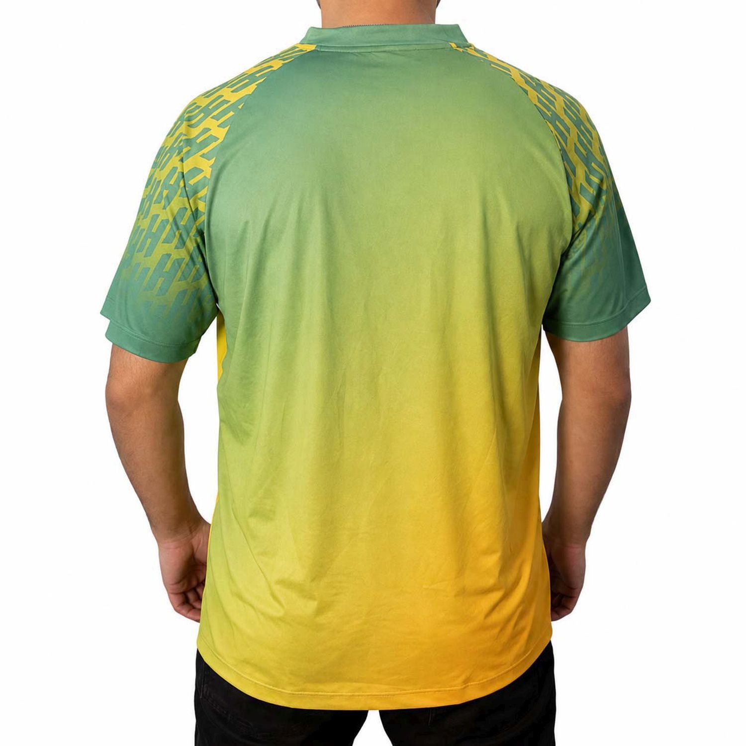 Imagen 2 de Camiseta de tenis de mesa de hombre HUGO CALDERANO MONOGRAM Joola - Amarillo Amarillo