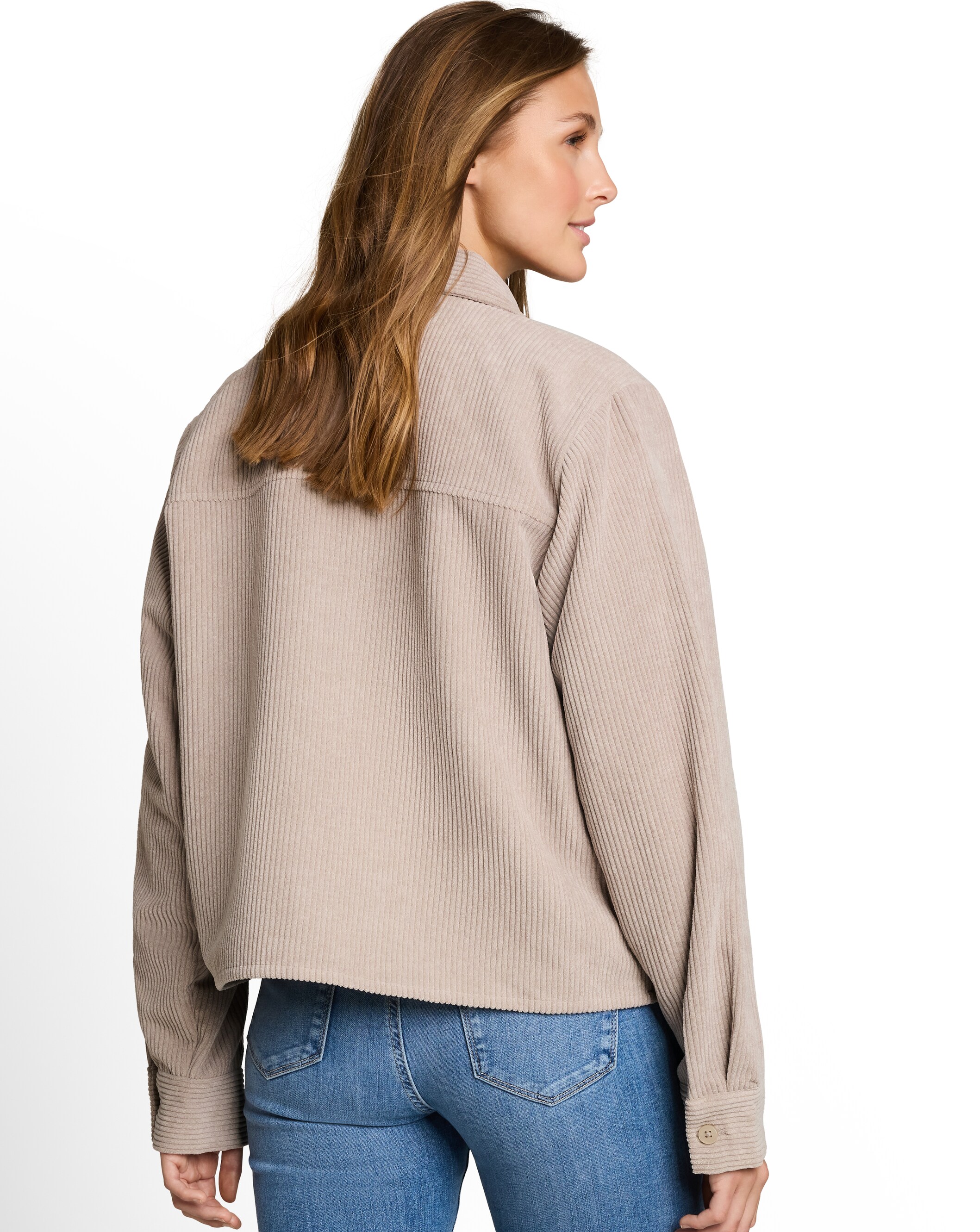 Camisa de mujer con cuello clásico y manga larga - Tom Tailor - Natural Natural-2