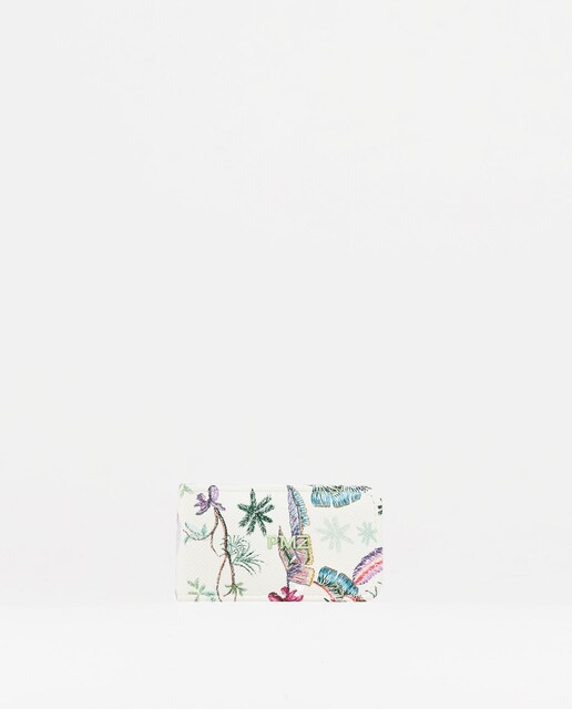 Imagen 0 de Joyero rectangular con estampado Palawan multicolor