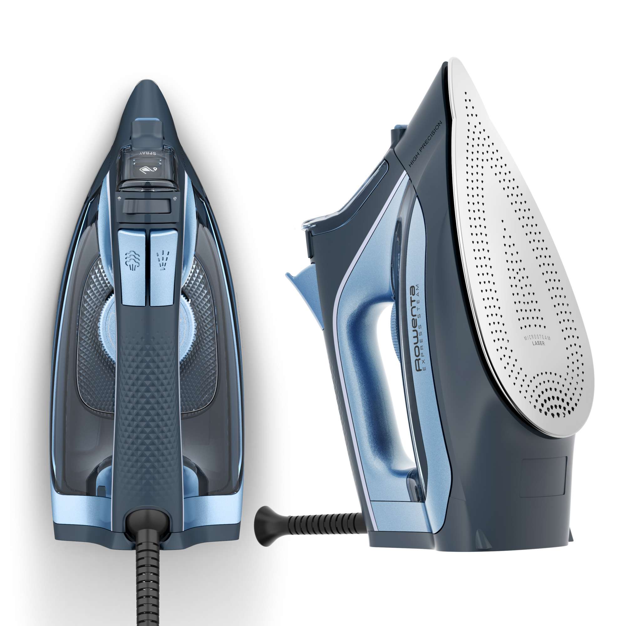 Plancha de vapor Rowenta Express Steam DW4320 Antical Integrado vapor continuo - Azul Azul-3