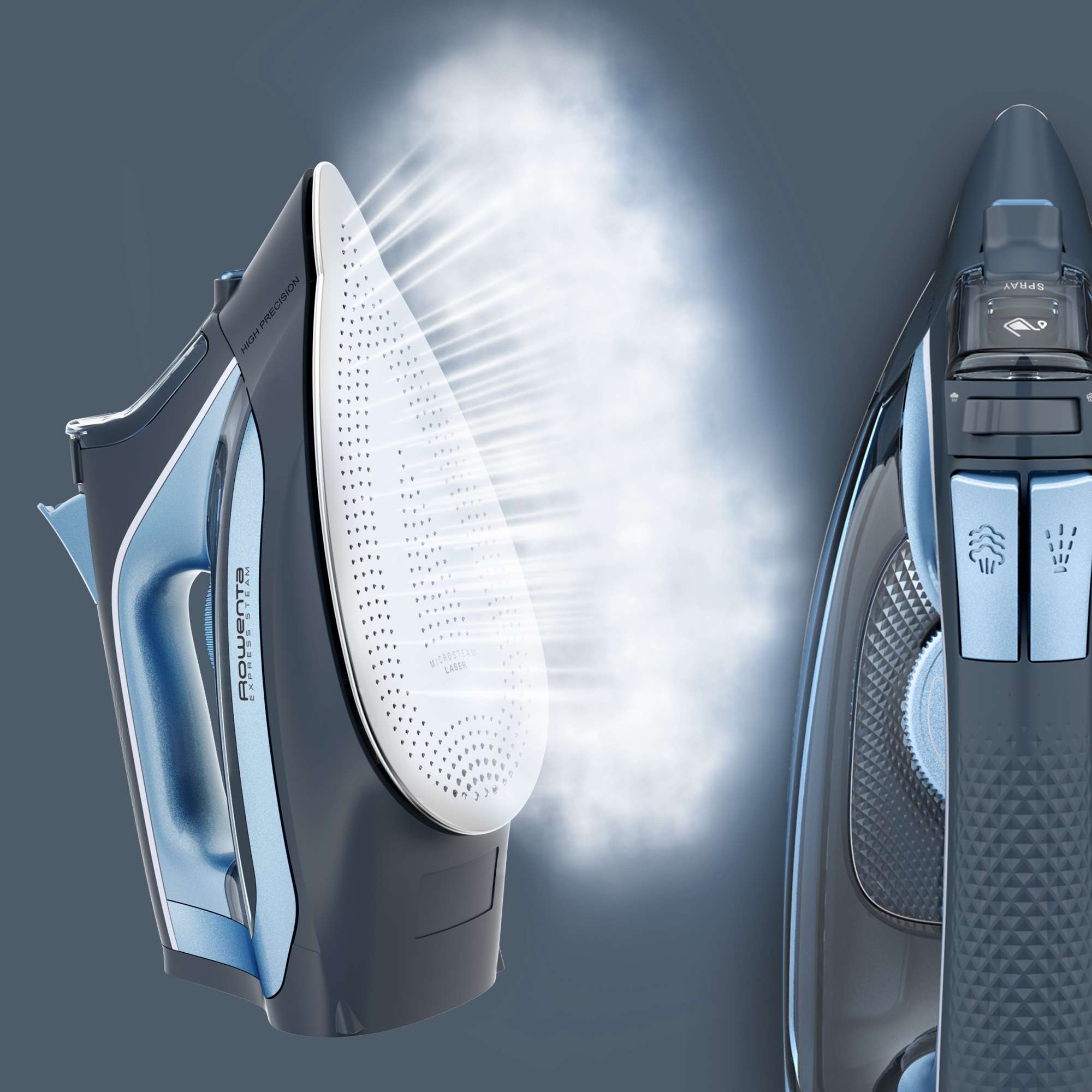 Plancha de vapor Rowenta Express Steam DW4320 Antical Integrado vapor continuo - Azul Azul-4