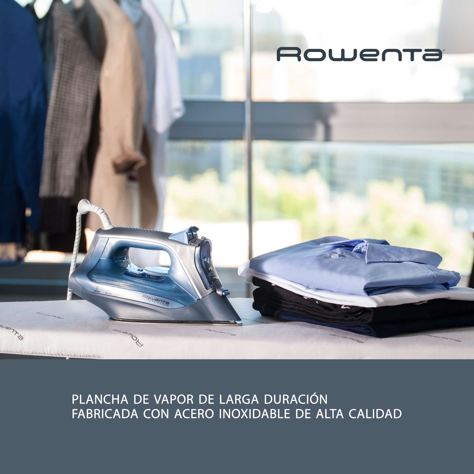 Plancha de vapor Rowenta Express Steam DW4320 Antical Integrado vapor continuo - Azul Azul-6