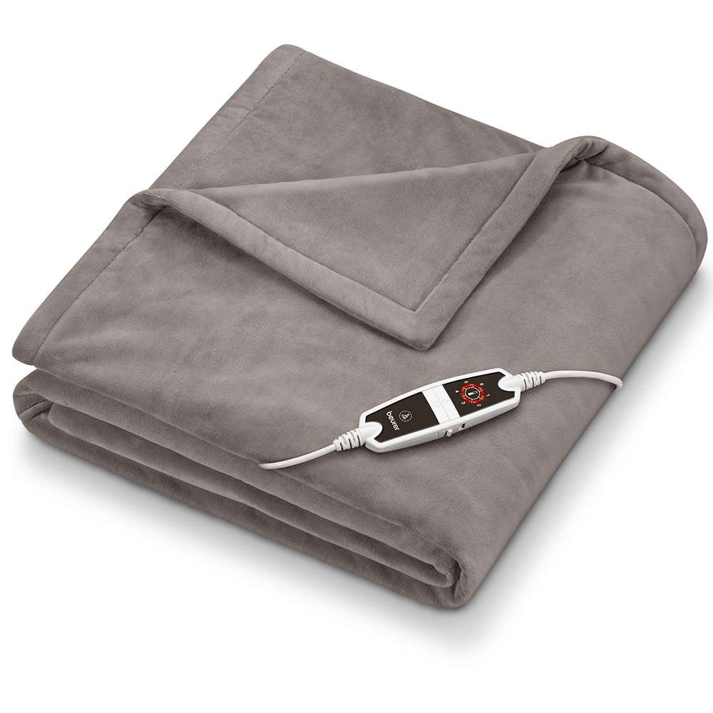 Beurer - Manta de tacto suave Beurer HD-150 XXL cosy taupe.
