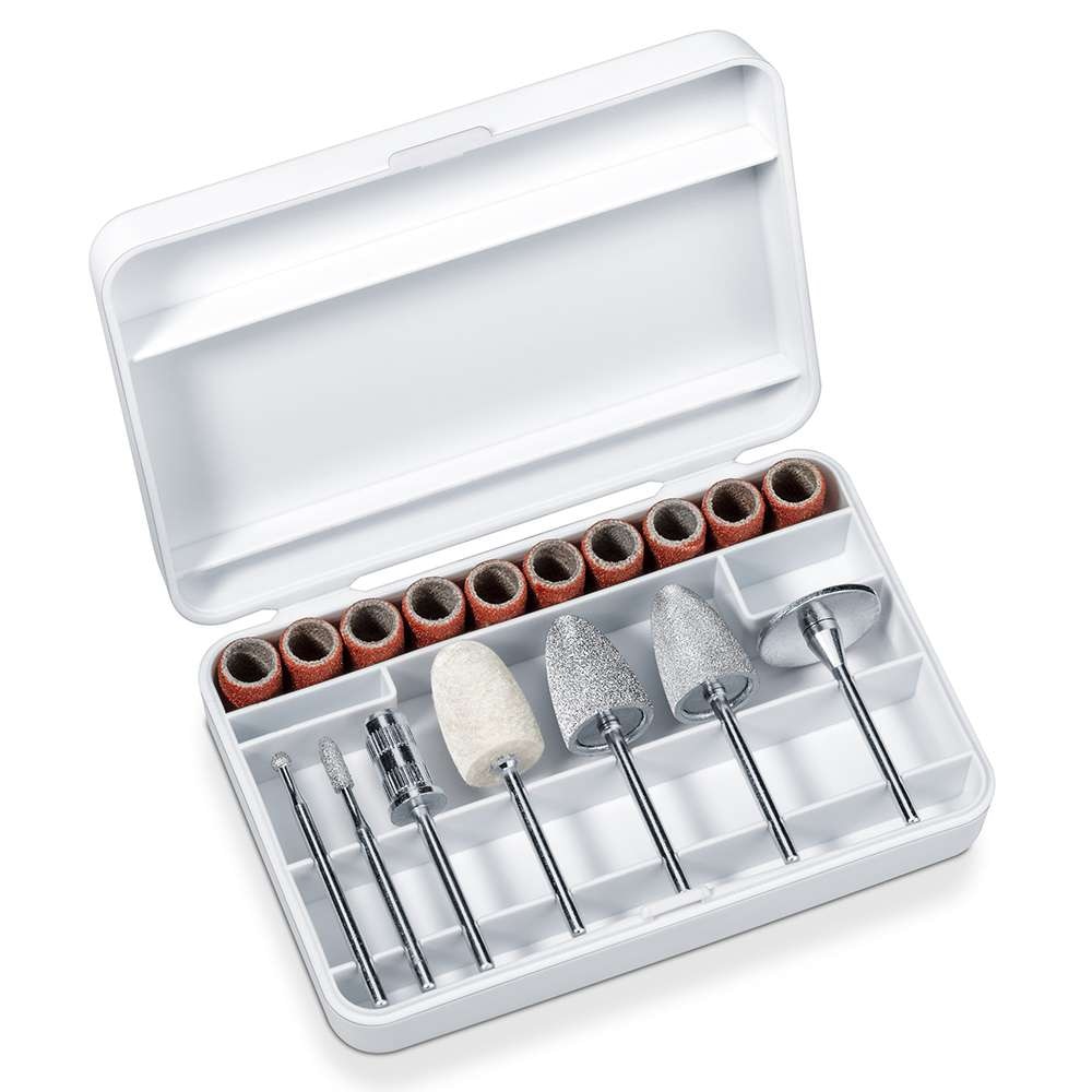 Set de manicura y pedicura profesional Beurer MP-52 ultrafino - Blanco Blanco-2