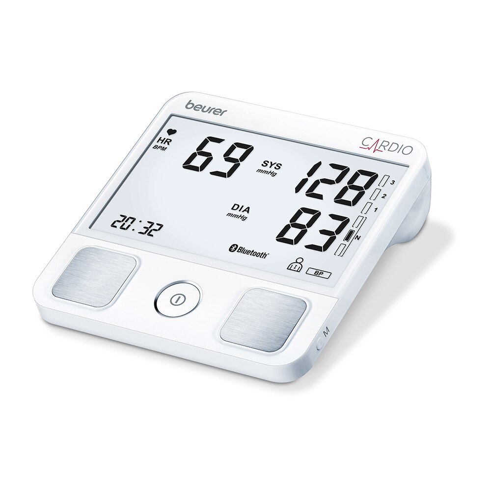 Tensiómetro de brazo Beurer BM-93-BT con función ECG y Bluetooth - Blanco Blanco-2