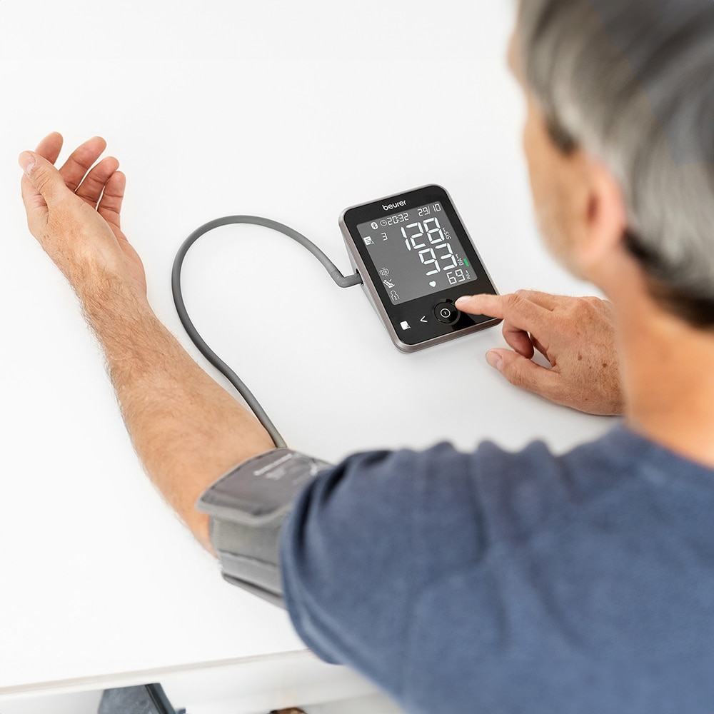 Tensiómetro de brazo Beurer BM-64 con bluetooth - Gris Gris-5
