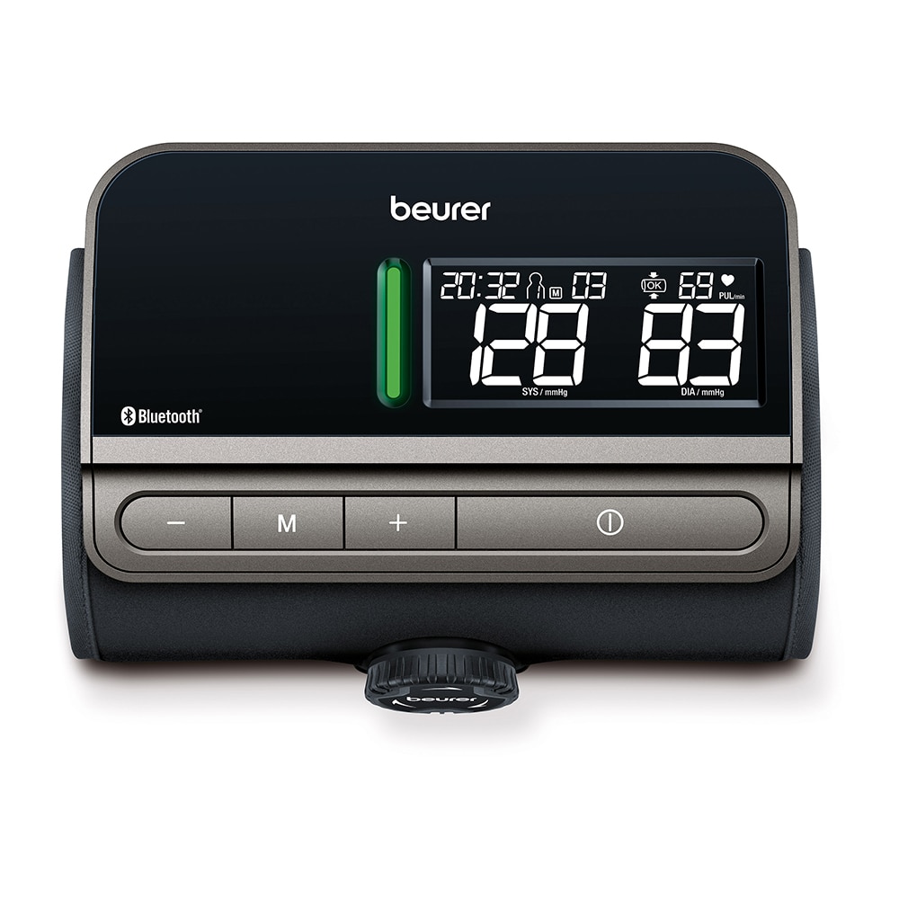 Tensiómetro de brazo Beurer BM-81 Bluetooth cierre fácil - Gris Gris-3