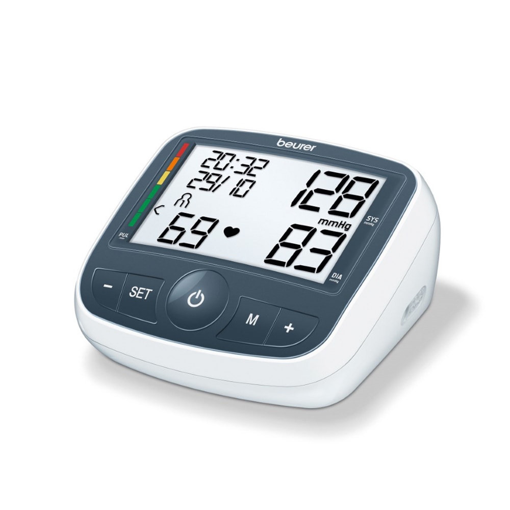 Tensiómetro de brazo Beurer BM-40 pantalla de fácil lectura - Gris Gris-2