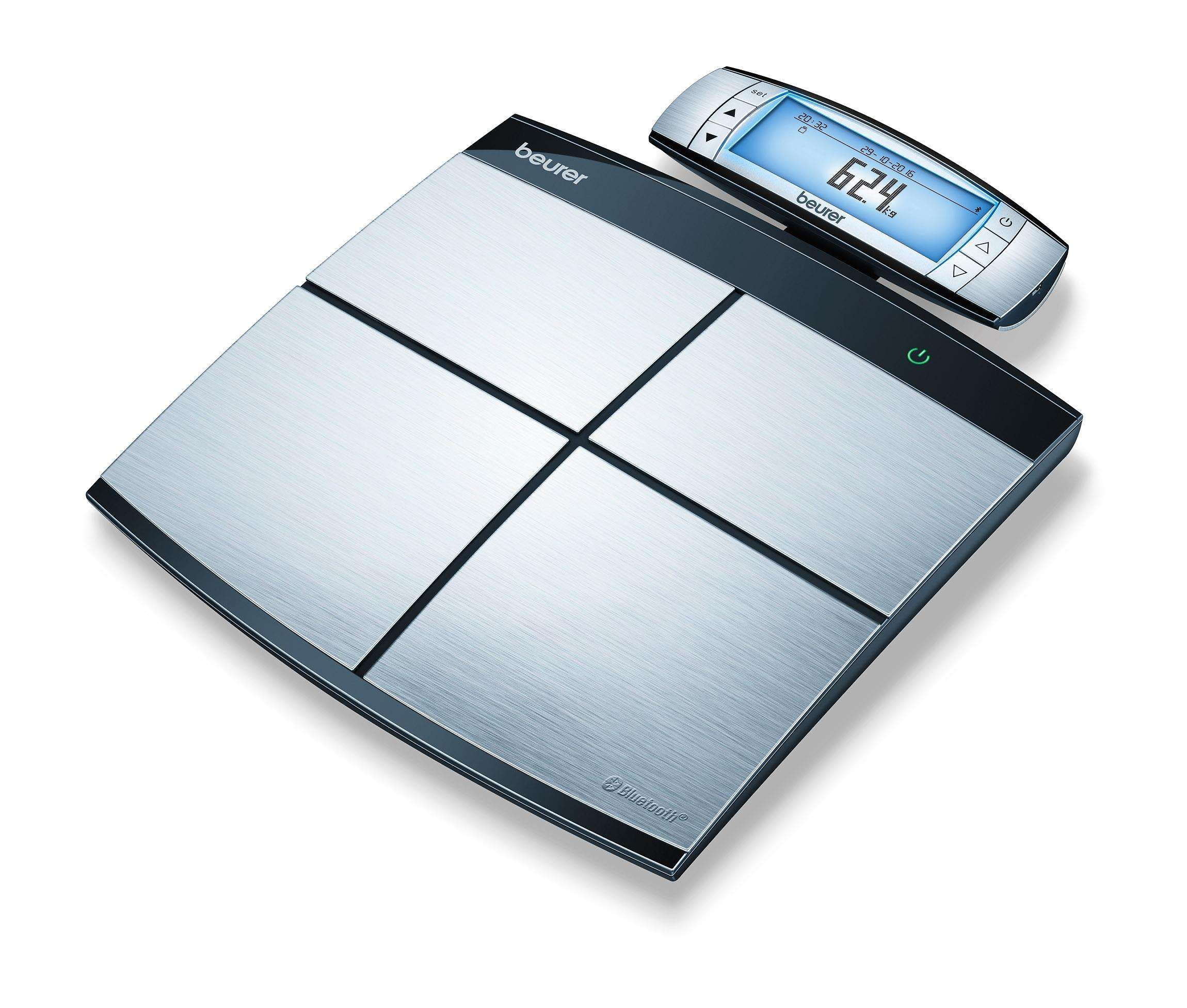 Imagen 2 de Báscula de baño digital diagnóstica profesional con bluetooth BF-105 Beurer - Gris Gris