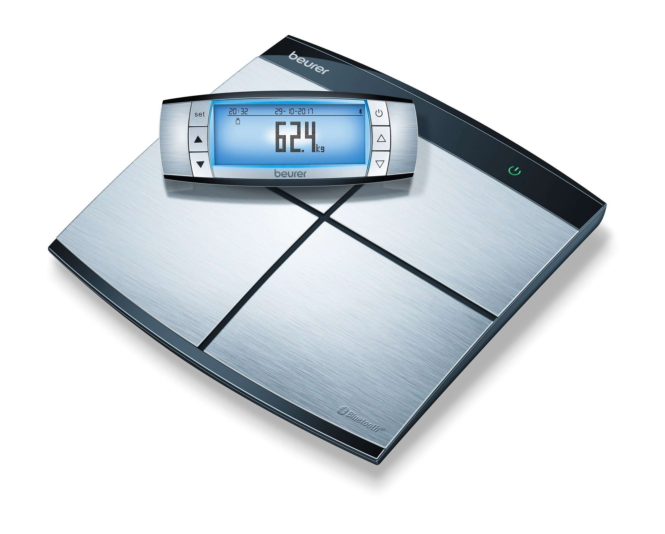 Imagen 3 de Báscula de baño digital diagnóstica profesional con bluetooth BF-105 Beurer - Gris Gris