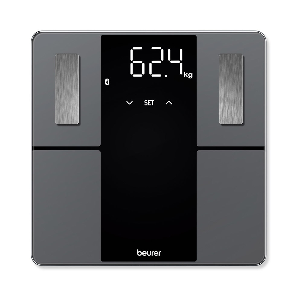 Imagen 0 de Báscula de baño digital diagnóstica con IMC y función Bluetooth BF-500 BLACK EDITION Beurer Negro