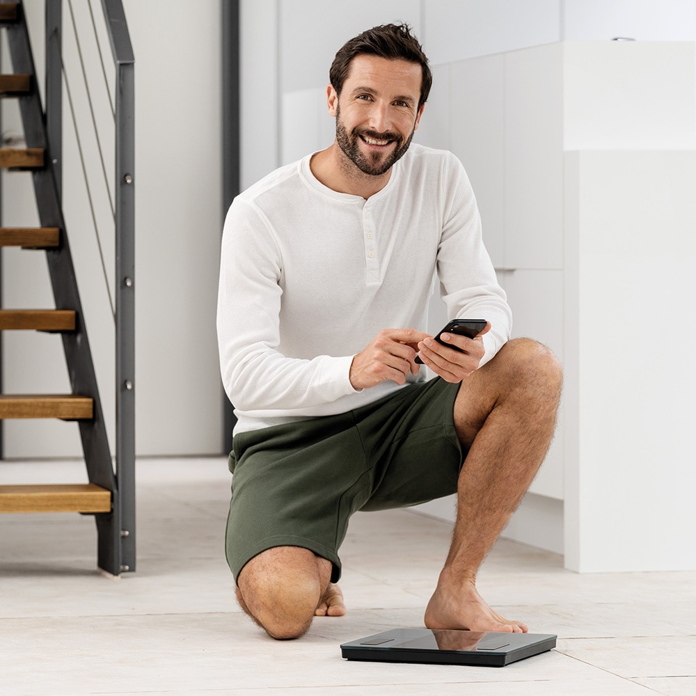 Imagen 2 de Báscula de baño digital diagnóstica con IMC y función Bluetooth BF-500 BLACK EDITION Beurer - Negro Negro