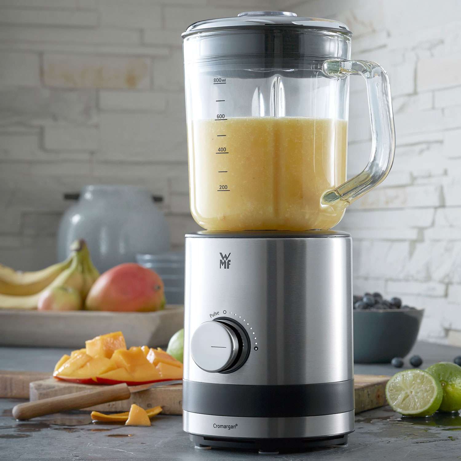Batidora de vaso WMF Kitchenminis con jarra de cristal 0.8L - Plata Plata-5