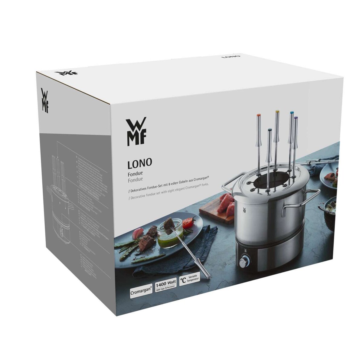 Wmf Lono Fondue Set Für 8 Personen Fondue WMF Lono hasta 8 personas · WMF · El Corte Inglés