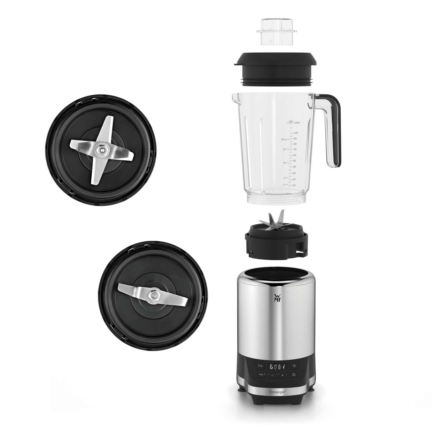 Batidora de vaso WMF Kult Pro con accesorios - Plata Plata-2