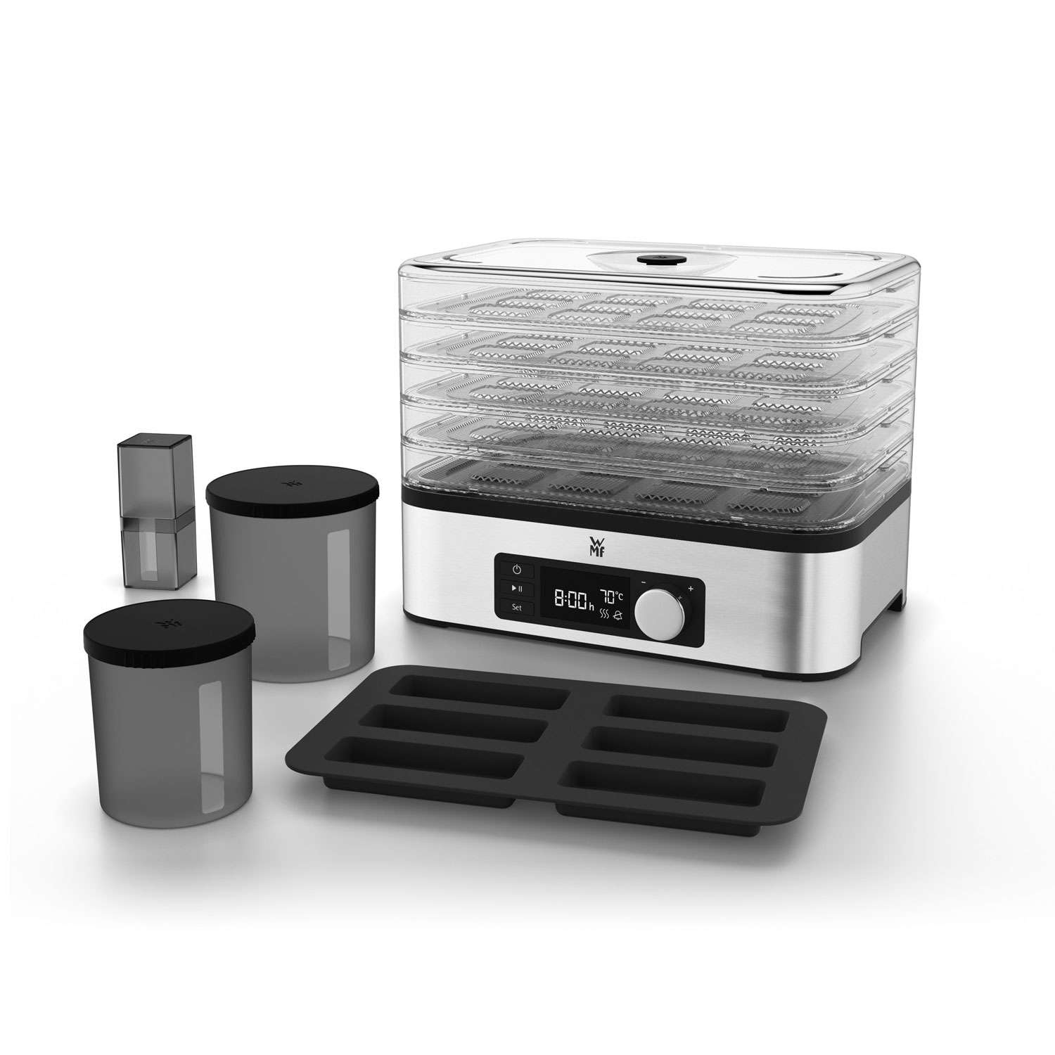Deshidratadora WMF Kitchenminis Snack to go - Plata Plata-2