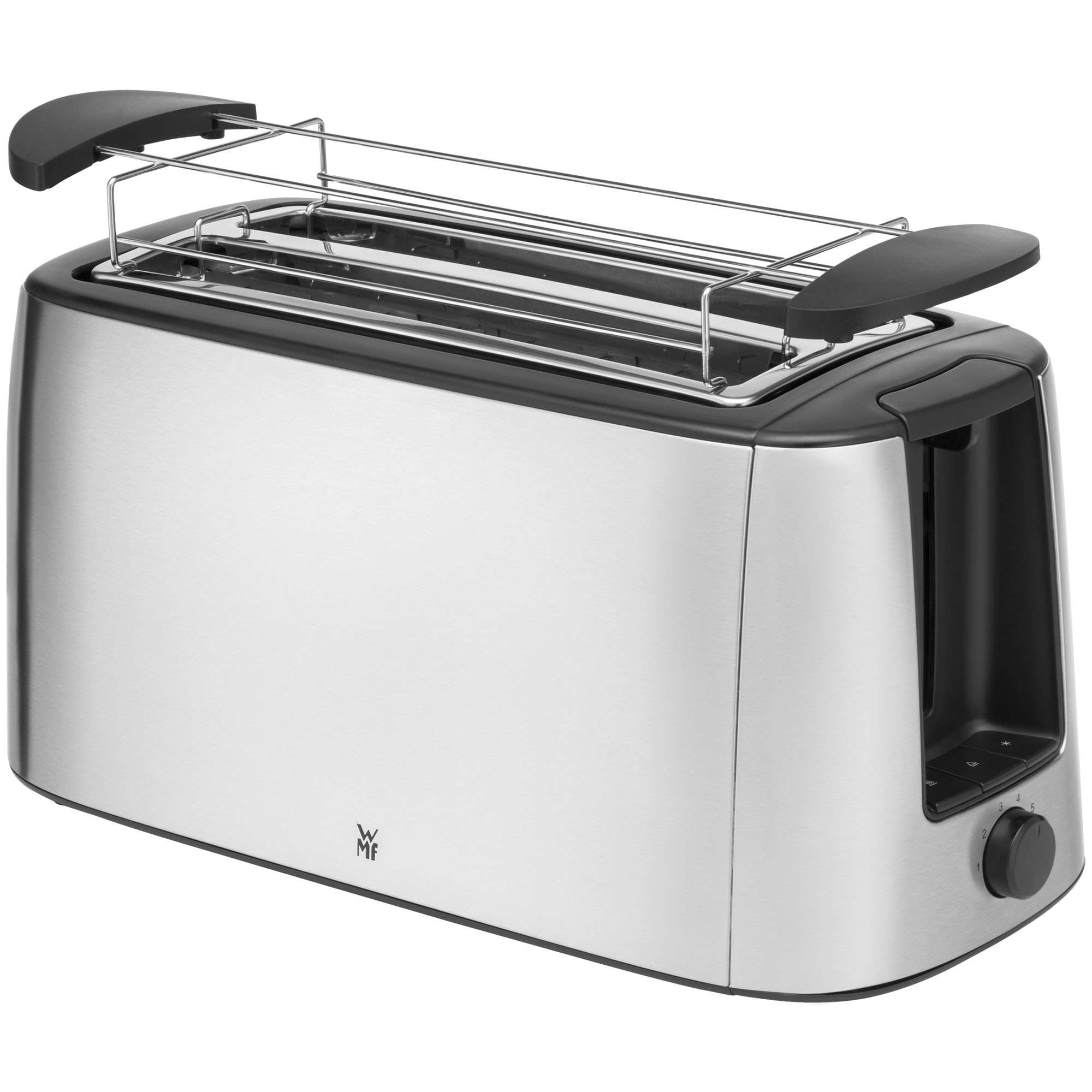 WMF – Tostador WMF Bueno Pro ranura larga 4 rebanadas con accesorio para panecillos.