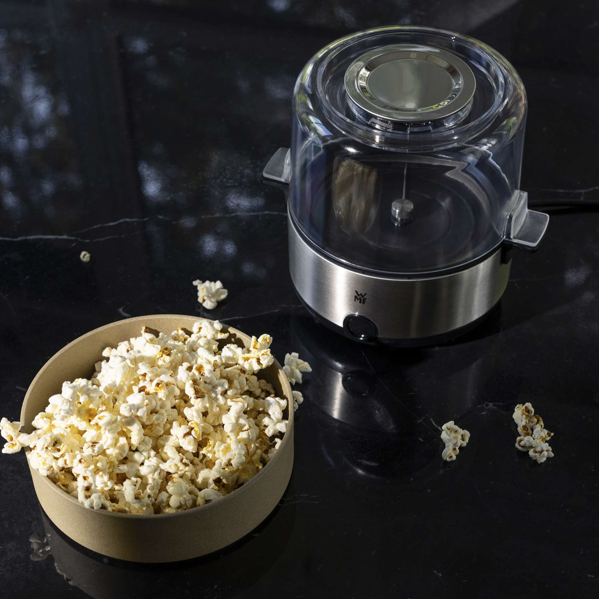 Imagen 3 de Palomitera WMF Kitchenminis eléctrica 2,2L de Acero inoxidable - Gris / Negro Gris / Negro