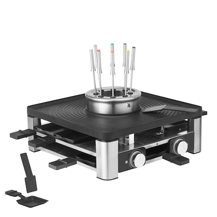 Grill WMF Gourmet 3 en 1 Lumero parrilla de mesa raclette y fondue