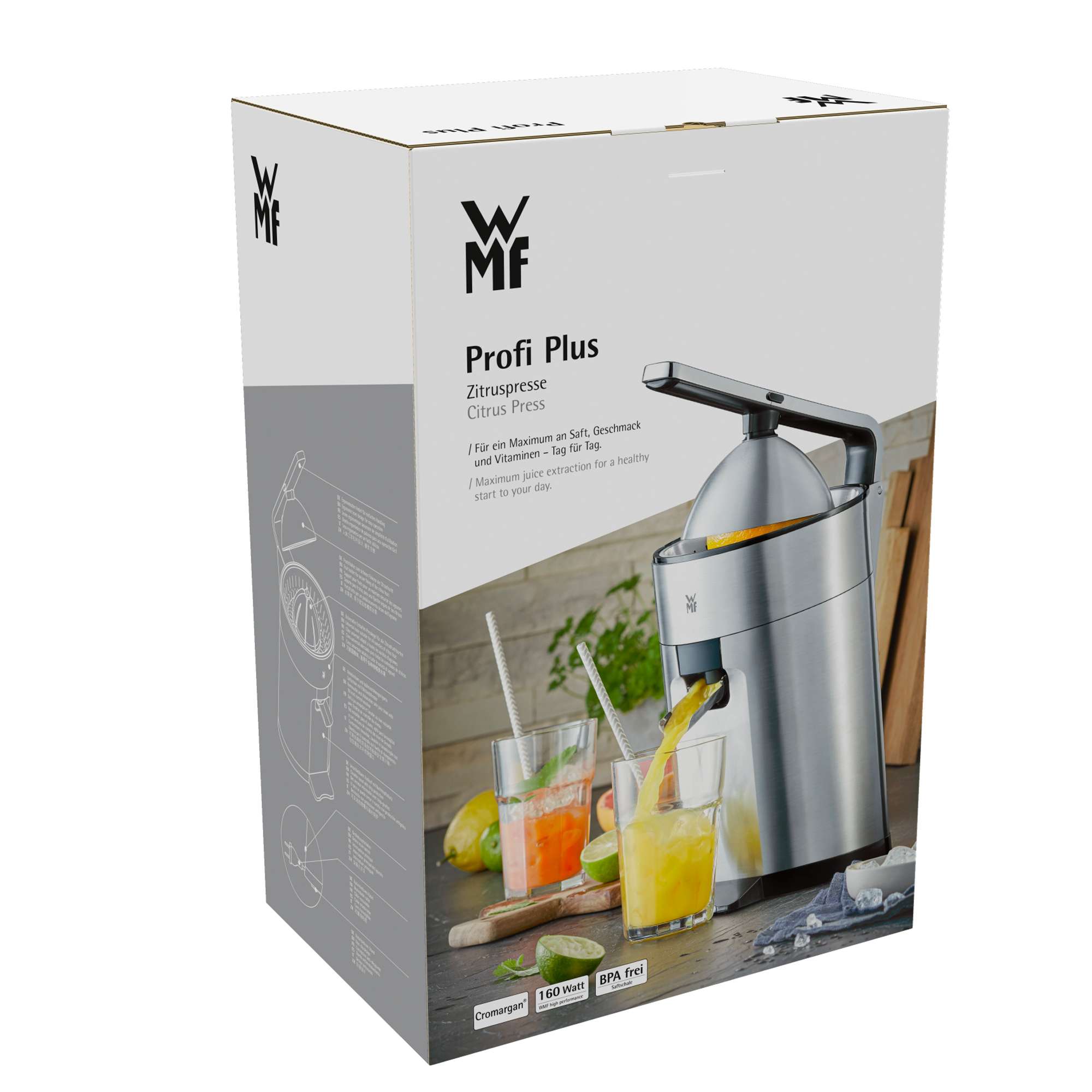 Exprimidor WMF Profi Plus hecho en acero inoxidable - Plata Plata-6