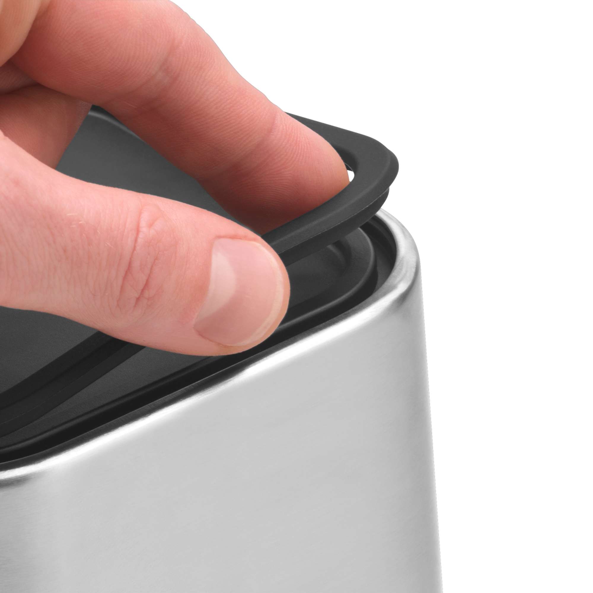 Imagen 4 de Caja para posos de café WMF Lumero Knock Box - Plata Plata
