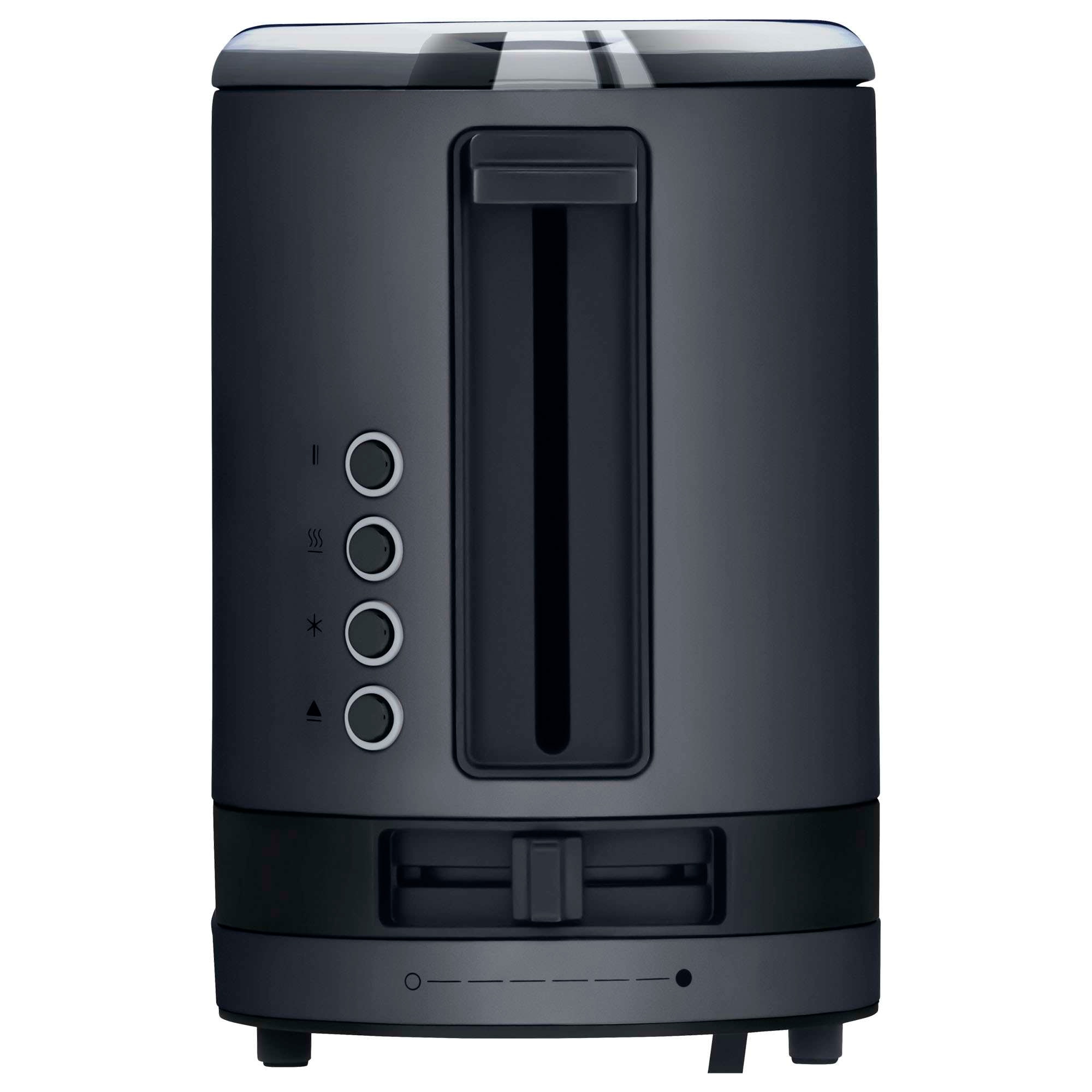 Tostador de ranura larga WMF Kitchenminis 2 rebanadas con accesorio para panecillos - Gris / Negro Gris / Negro-5