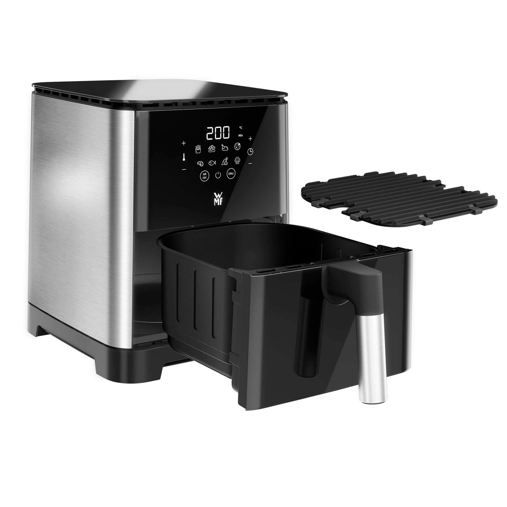 Imagen 4 de Freidora de aire sin aceite WMF Multi Taste Airfryer 4 litros con 8 programas - Plata / Negro Plata / Negro