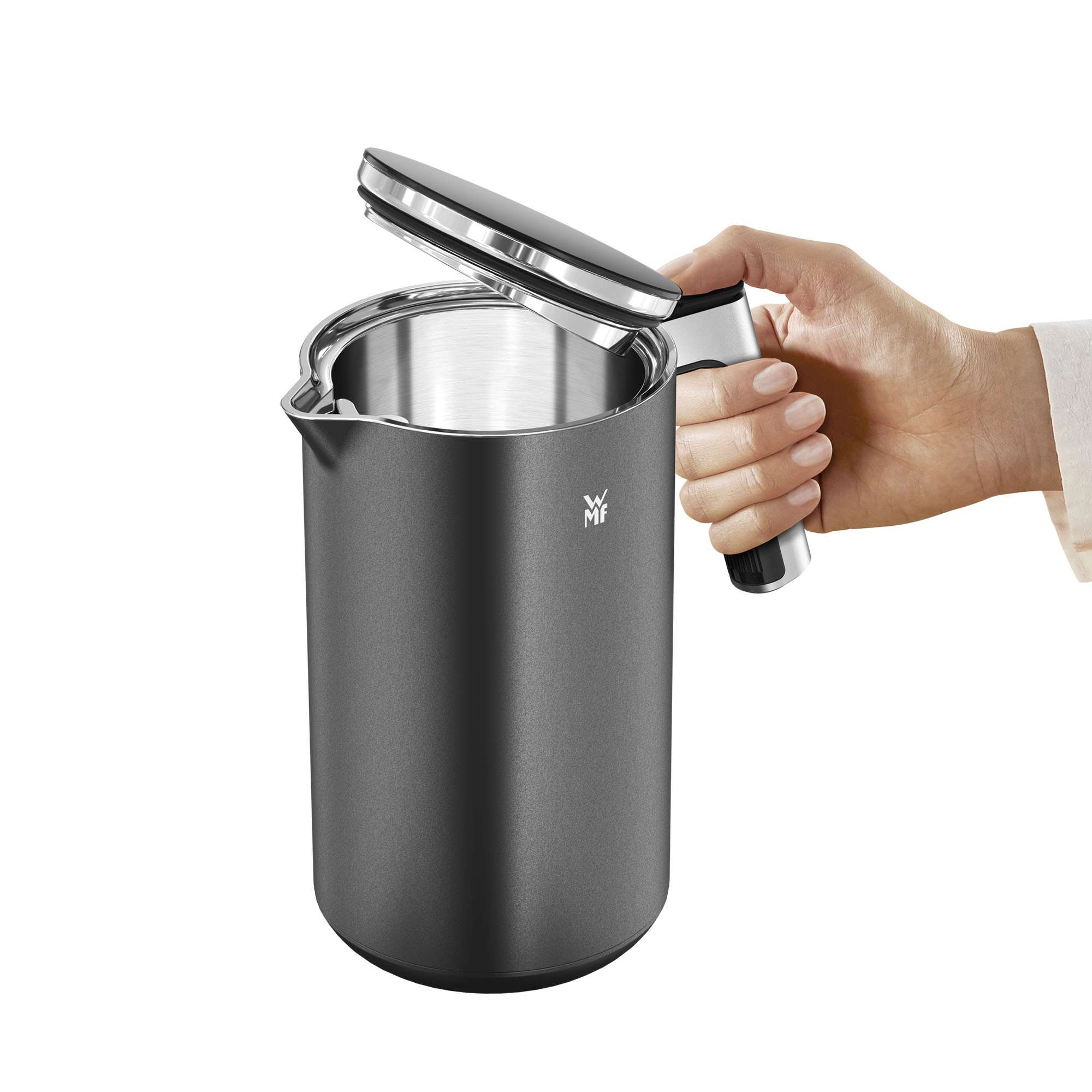 Hervidor de agua WMF Master Line capacidad 1,3L y 5 niveles de temperatura ajustable - Negro Negro-5
