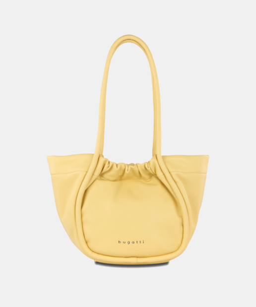 Imagen 0 de Bolso de hombro tipo saco en color amarillo