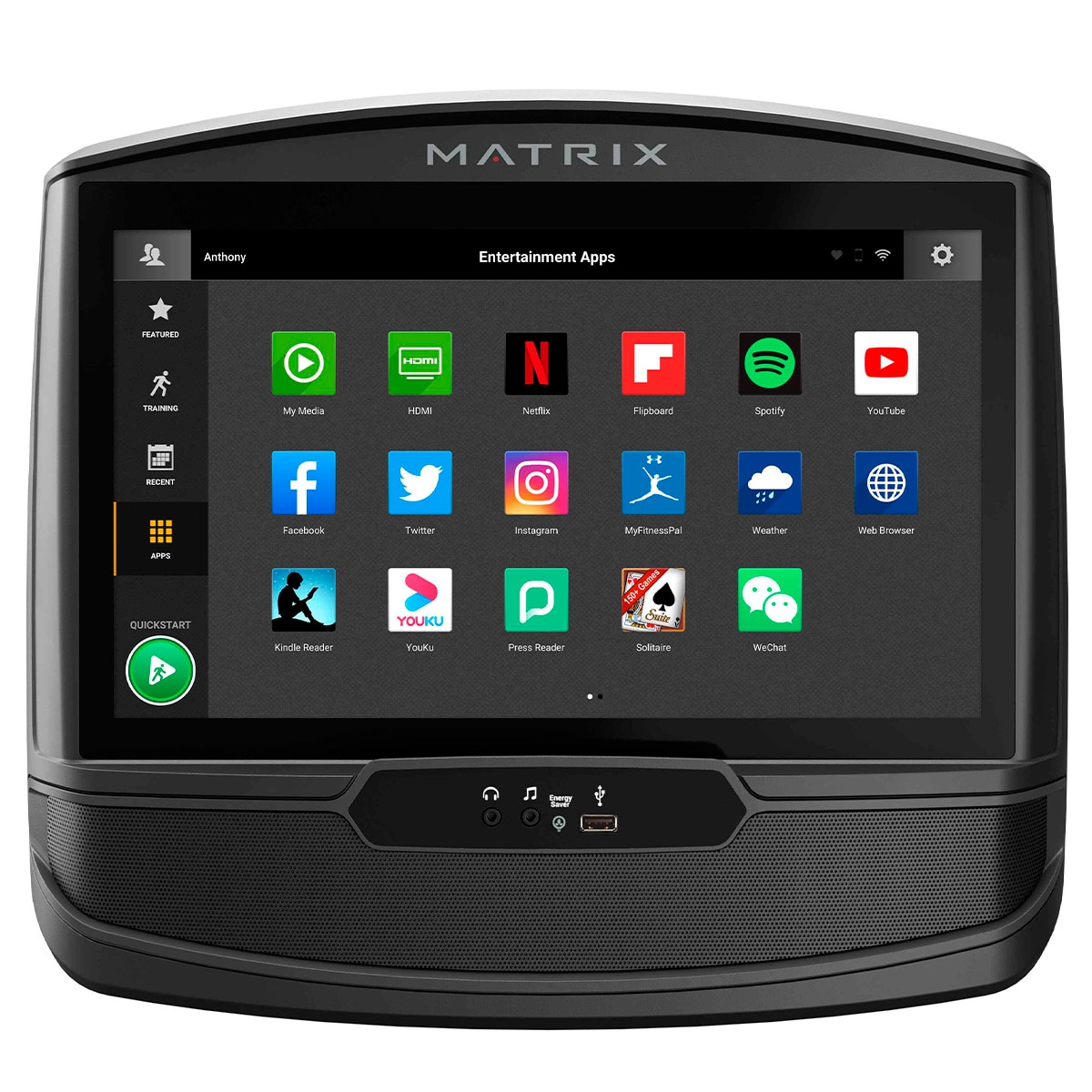 Imagen 5 de Cinta de correr plegable TF30 XIR Matrix envío + montaje gratuito - Negro Negro