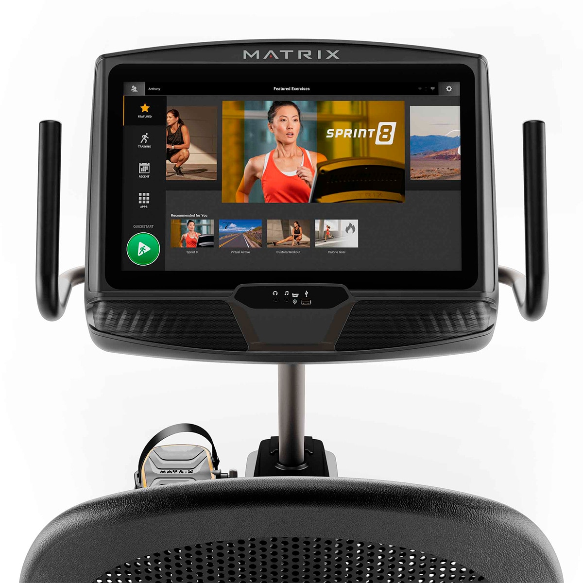 Imagen 2 de Bicicleta estática reclinada R50 XUR Matrix envío + montaje gratuito - Negro Negro