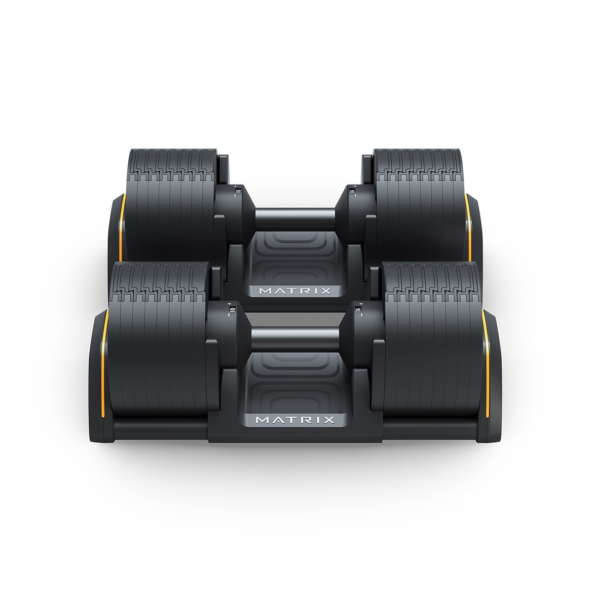 Matrix - Pack de 2 mancuernas Ajustables Matrix Fitness Juego de 2 a 32 Kg.