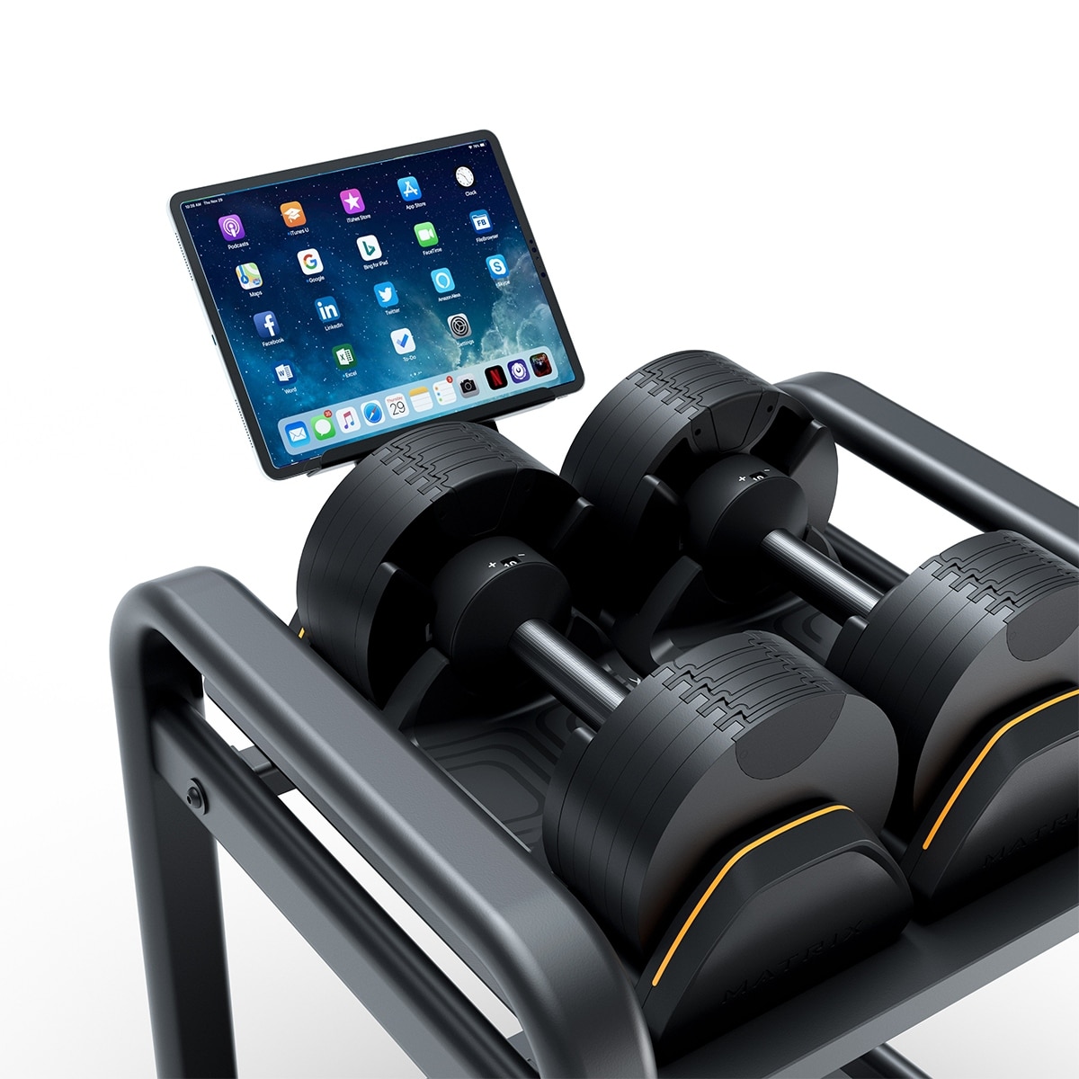 Rack de almacenamiento DBSR Matrix Fitness - Negro Negro-6