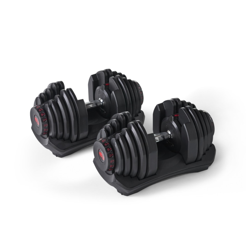 Bowflex - Pack de 2 mancuernas ajustables de 4 a 41 Kg BowFlex.