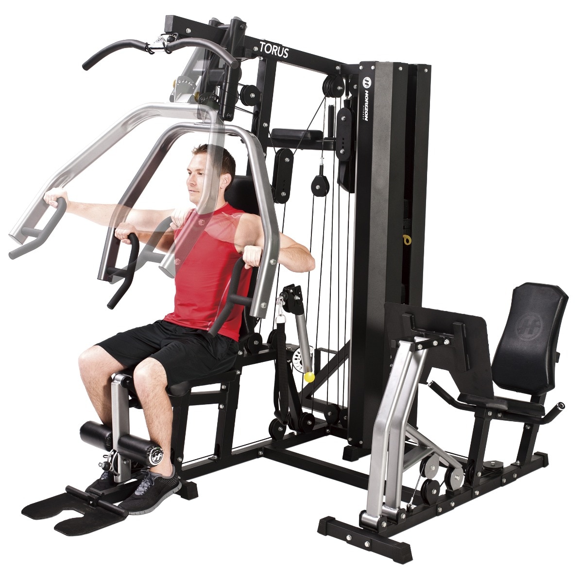 Imagen 3 de Multiestación de entrenamiento Torus 5 Horizon Fitness + montaje gratuito - Negro Negro