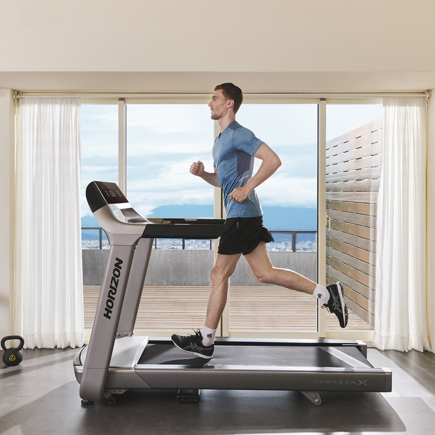 Imagen 3 de Cinta de correr plegable Paragon X Horizon Fitness - Gris Gris