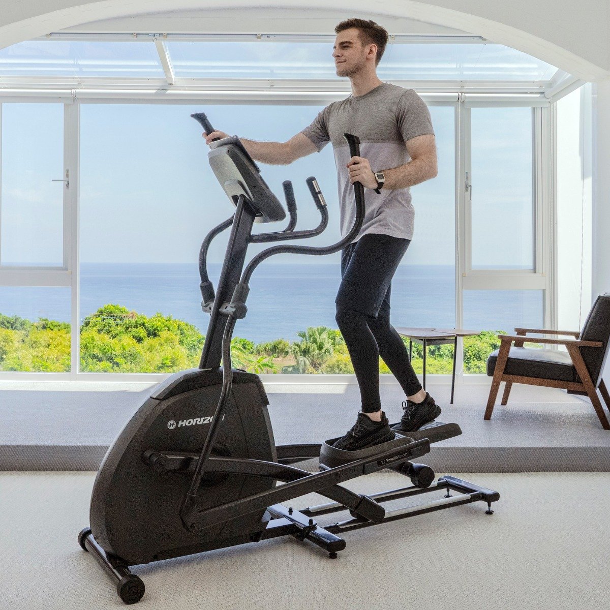 Bicicleta elíptica EX59 Horizon Fitness - Negro Negro-7