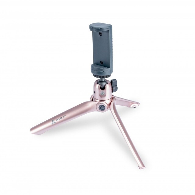 Imagen 0 de Mini-trípode Vanguard Vesta TT1 ROSE para cámara y móvil y rosa