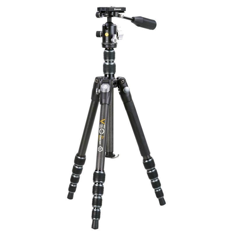 Trípode Vanguard Veo 3T 235CBP para cámara con patas de carbono y rótula de bola - Negro Negro-3