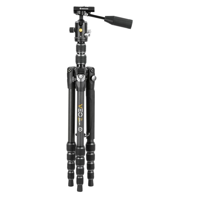 Trípode Vanguard Veo 3T 235CBP para cámara con patas de carbono y rótula de bola - Negro Negro-4