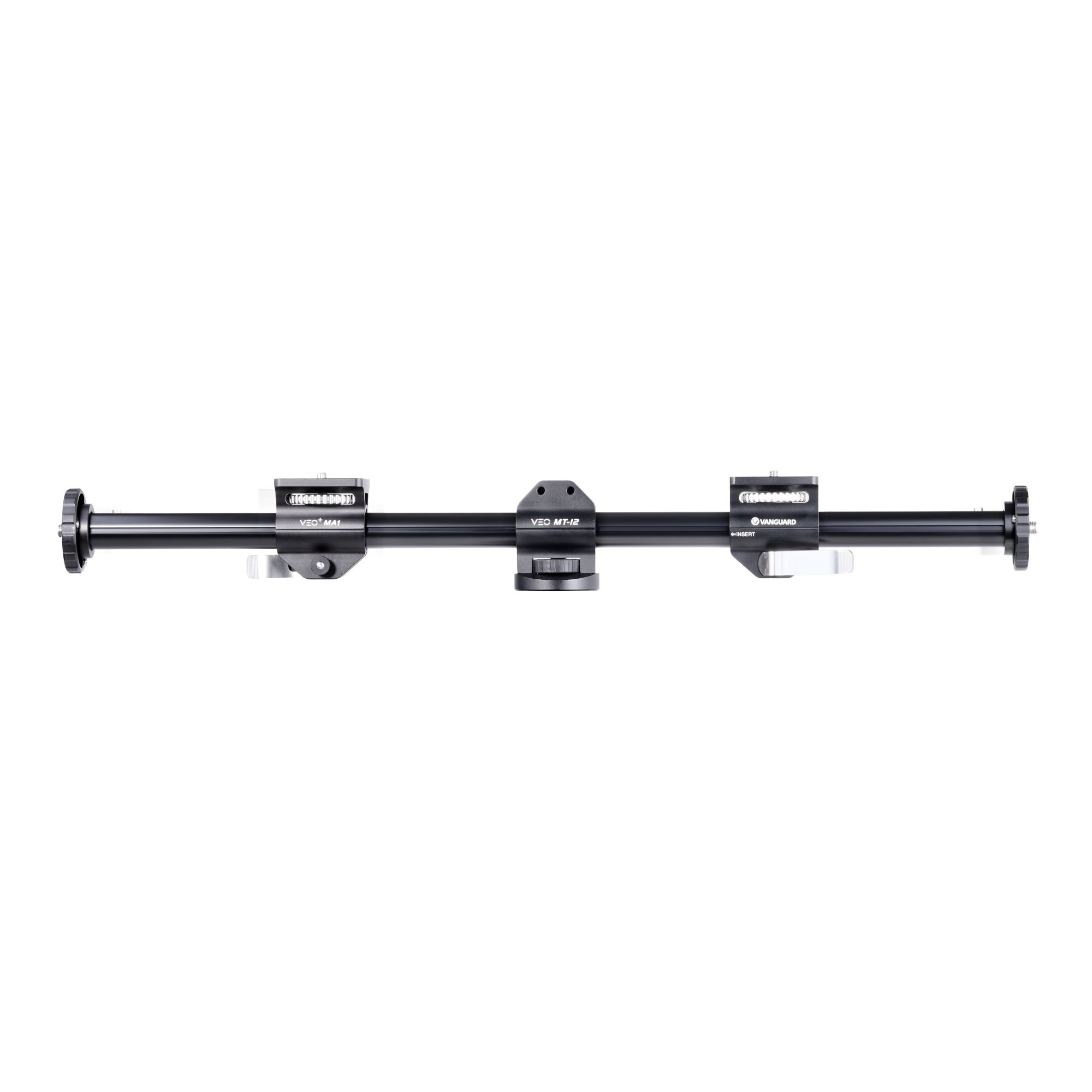 Vanguard - Barra de trípode Vanguard Veo MT-12 para múltiples rótulas en horizontal.