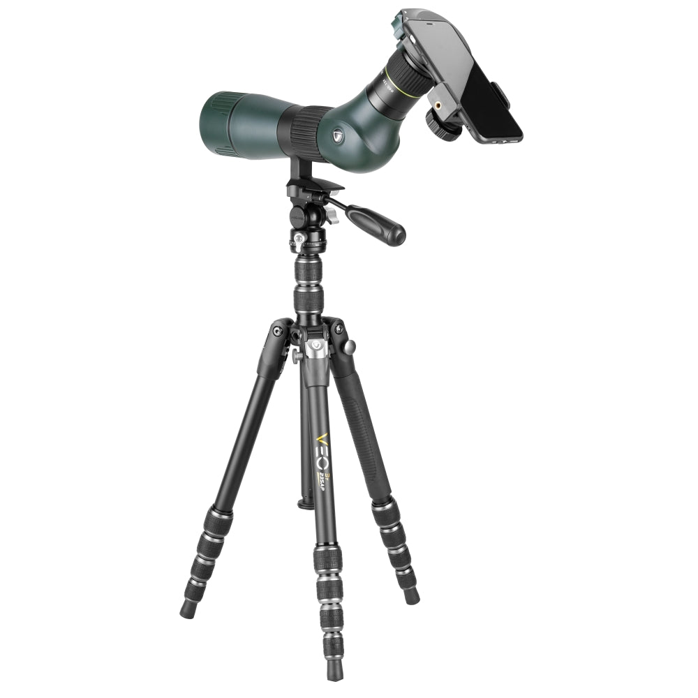 Trípode Vanguard Veo 3T 235AP para cámara con patas de aluminio y rótula de paneo - Negro Negro-5