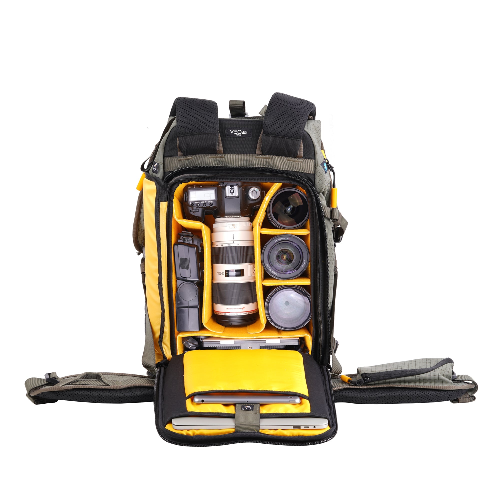 Imagen 2 de Mochila Vanguard Veo Active 46KG para montaña réflex - Verde Verde
