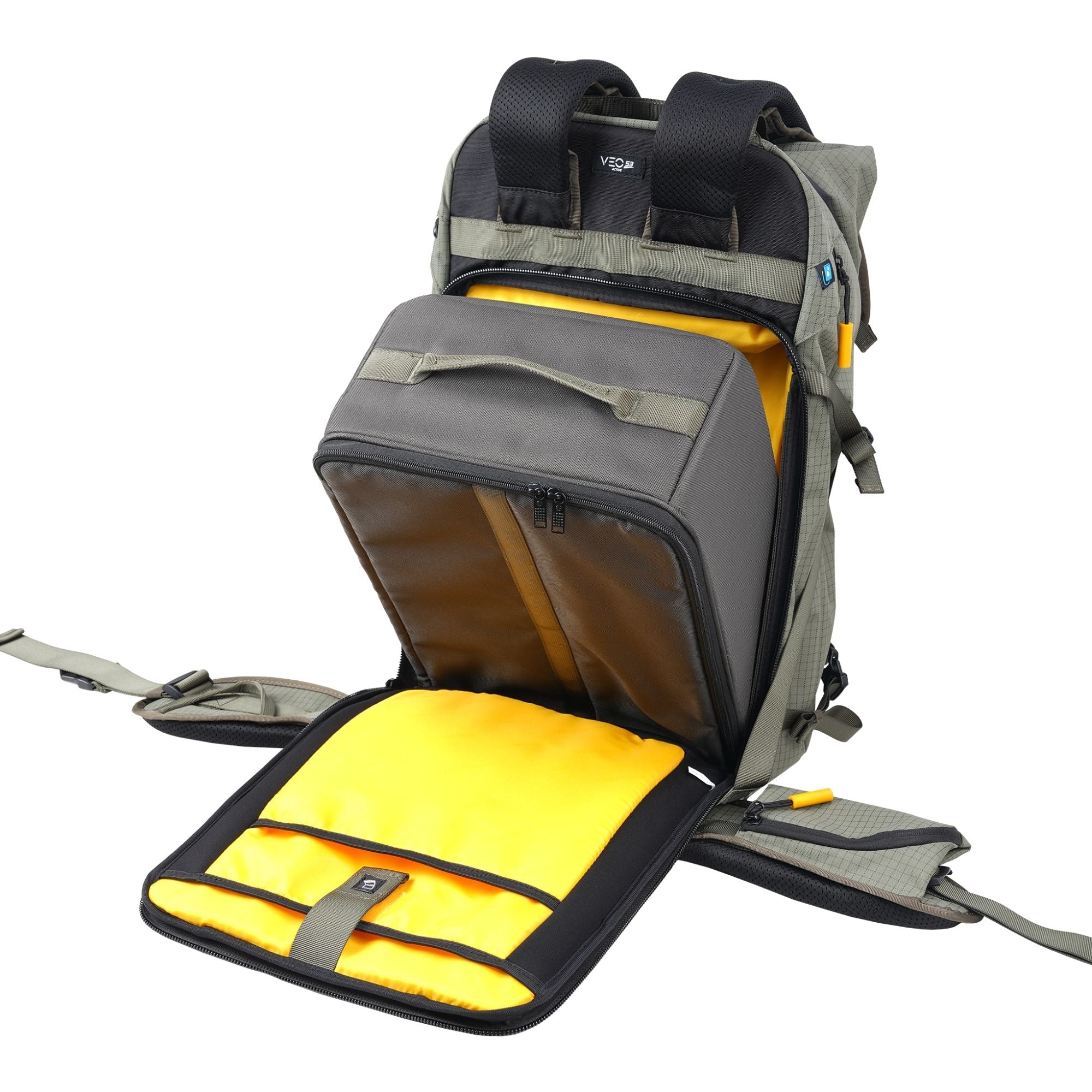 Imagen 3 de Mochila Vanguard Veo Active 46KG para montaña réflex - Verde Verde