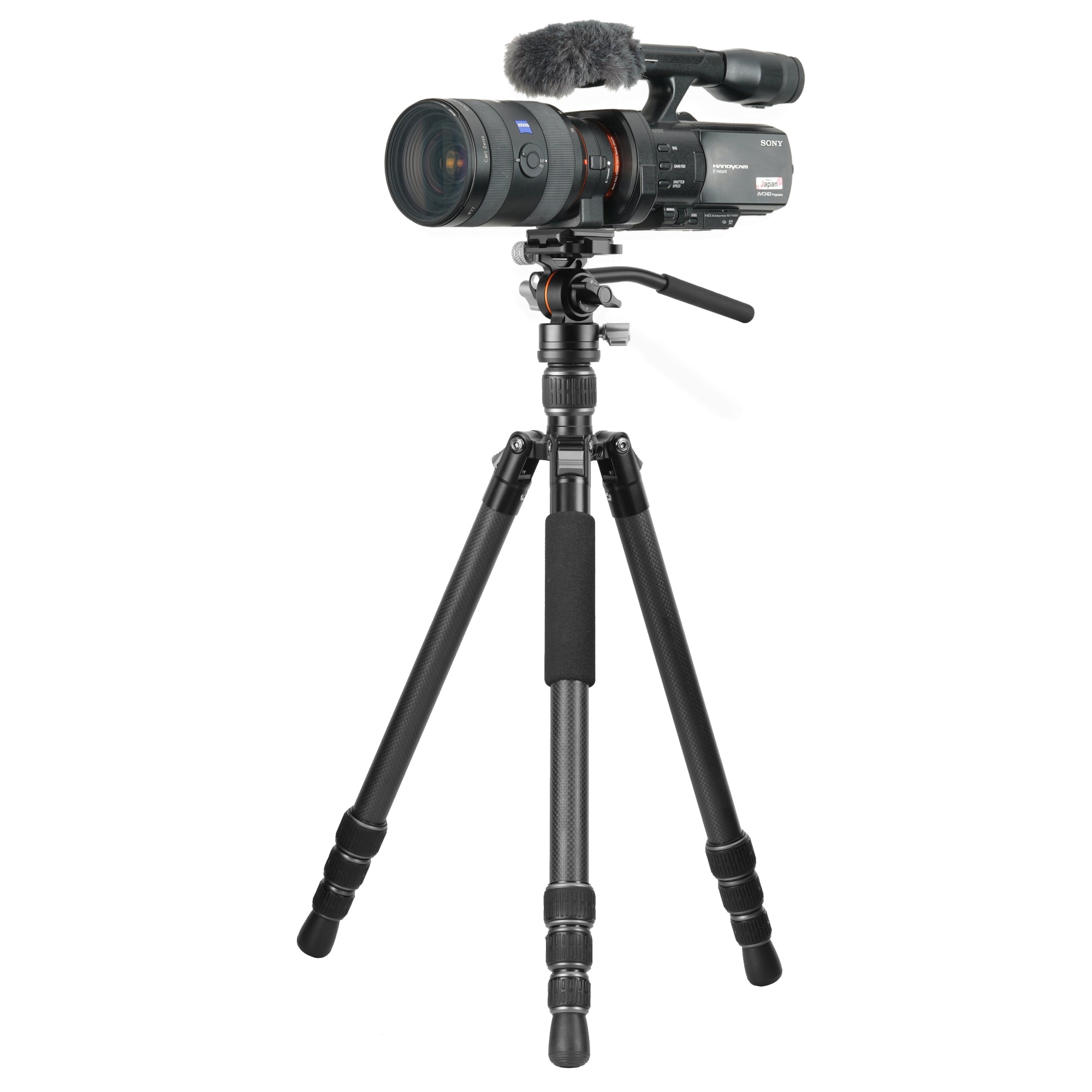 Imagen 4 de Trípode de viaje Vanguard Vesta GO 264CV12 de carbono, rótula de vídeo - Negro Negro