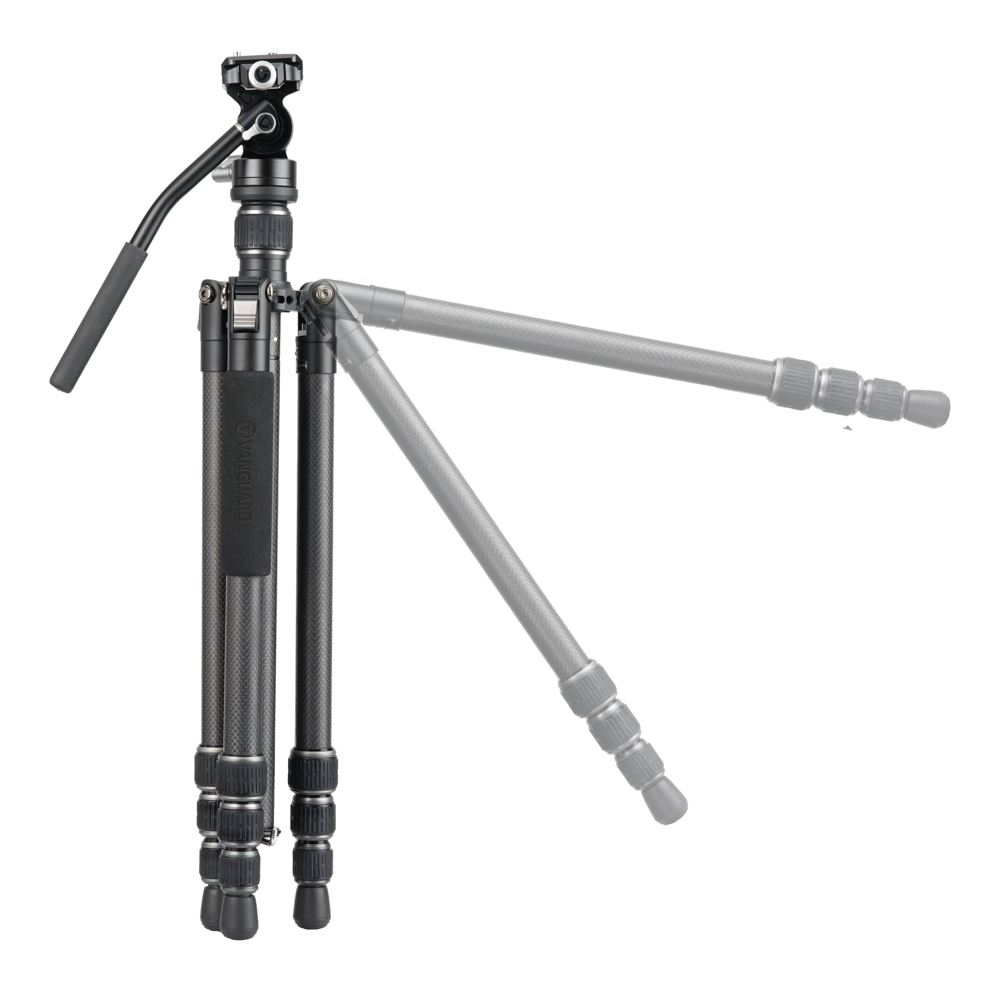 Imagen 5 de Trípode de viaje Vanguard Vesta GO 264CV12 de carbono, rótula de vídeo - Negro Negro