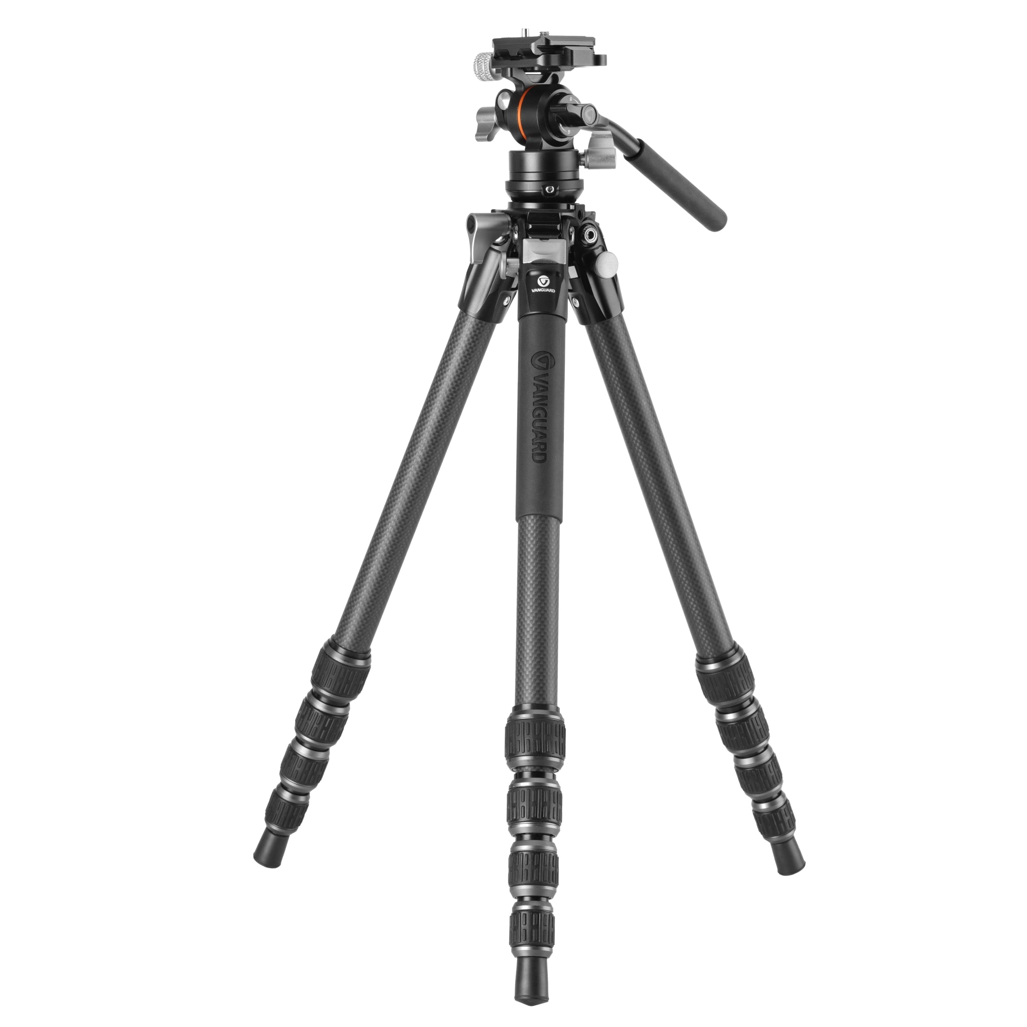 Imagen 0 de Trípode de vídeo compacto Vanguard Alta Pro 3VLT 235CV12 de carbono, rótula Veo PV-12 Negro